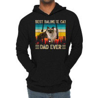 Balinese Cat Vintage Best Balinese Cat Dad Ever Father's Day Tank Top Lightweight Hoodie | Artistshot