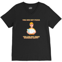 Happy Pizza V-neck Tee | Artistshot