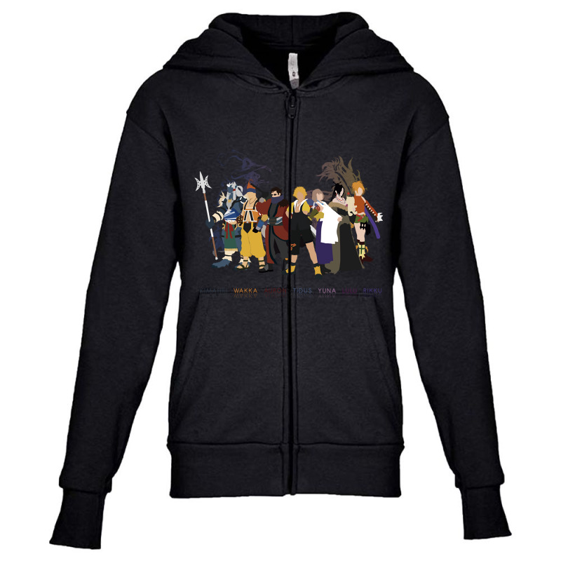 Final Fantasy X Youth Zipper Hoodie by oatesorlandoi9eepf | Artistshot