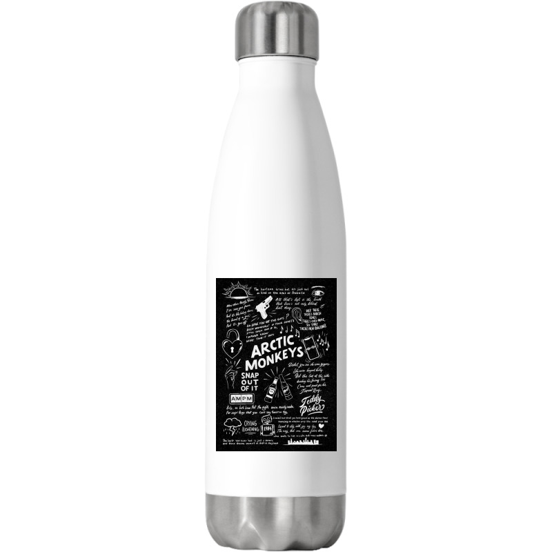 Writer Arctic Stainless Steel Water Bottle | Artistshot