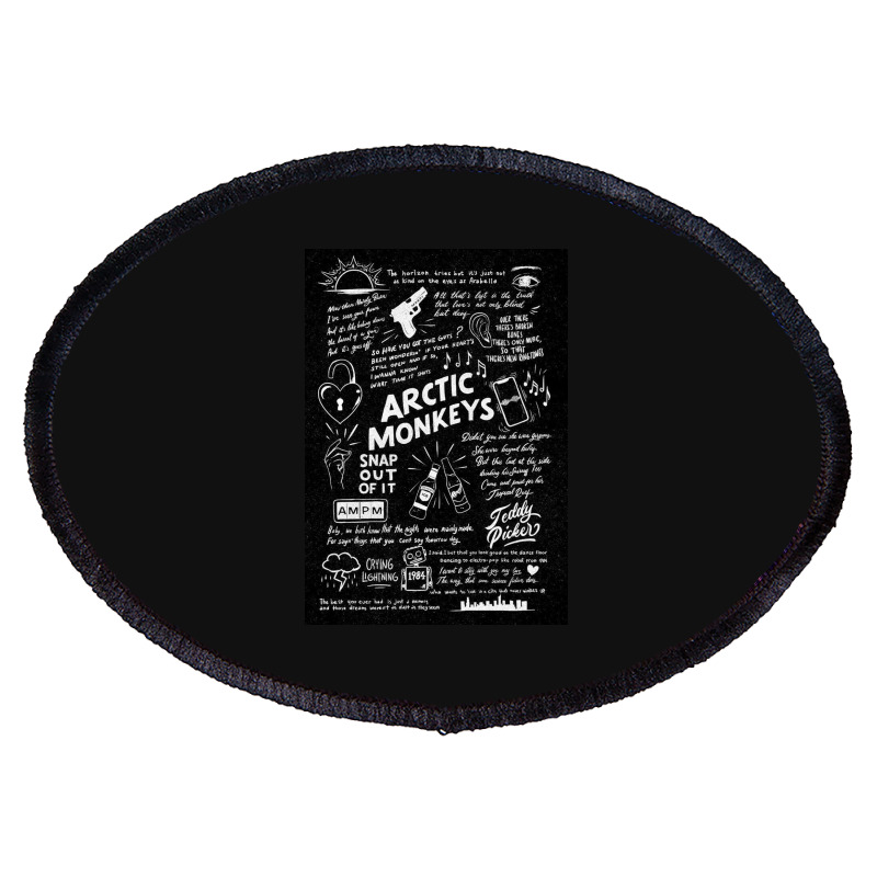 Writer Arctic Oval Patch | Artistshot