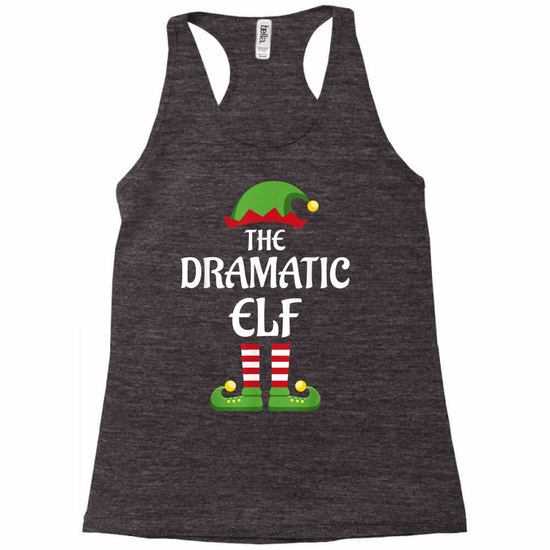 Dramatic Elf Family Matching Group Christmas T Shirt Racerback Tank by nejnda | Artistshot