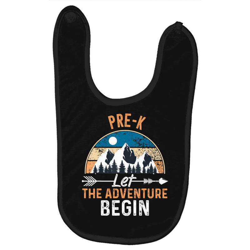 Pre-k Let The Adventure Begin First Day Pre-k Baby Bibs by seifertmurryq3jmxs | Artistshot