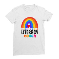 Reading Teacher Back School Special Literacy Coach Squad Ladies Fitted T-shirt | Artistshot