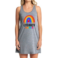 Reading Teacher Back School Special Literacy Coach Squad Tank Dress | Artistshot