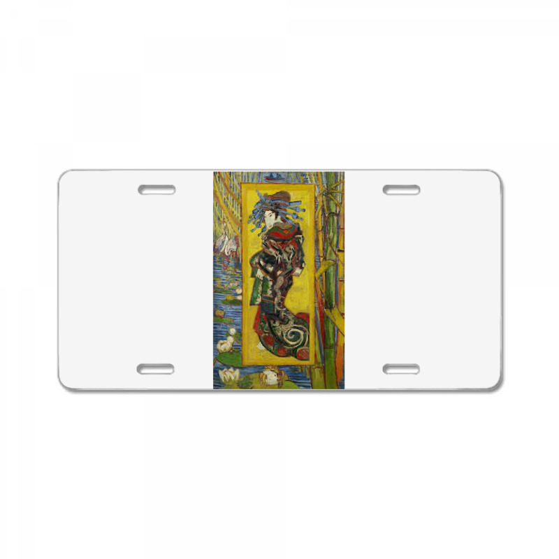 Van Gogh Courtesan Yaballe Drop Shirt T Shirt License Plate | Artistshot