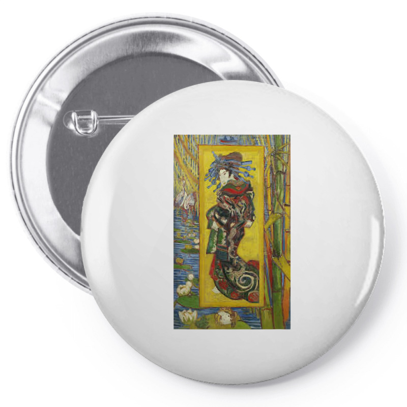 Van Gogh Courtesan Yaballe Drop Shirt T Shirt Pin-back Button | Artistshot