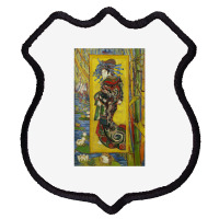 Van Gogh Courtesan Yaballe Drop Shirt T Shirt Shield Patch | Artistshot