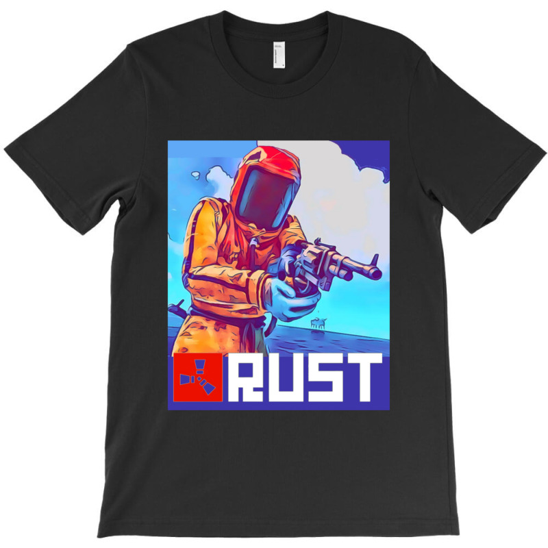 Custom Rust Game Merch 4 T-shirt By Theresajoywilliams - Artistshot