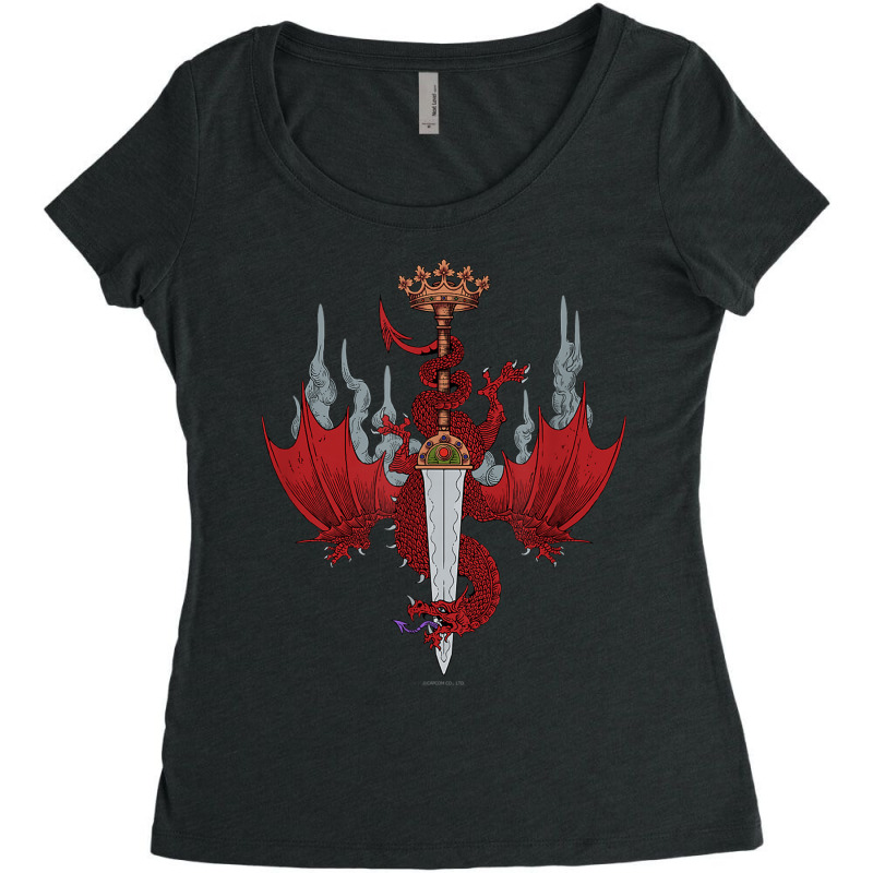 Dragon's Dogma Imperial Capital Emblem T Shirt Women's Triblend Scoop T-shirt by matheeishilo | Artistshot