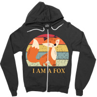 I Am A Fox Zipper Hoodie | Artistshot