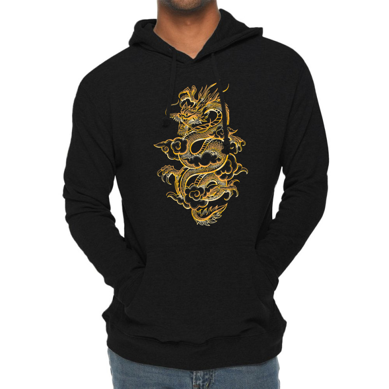 Traditional Chinese Dragon Symbol Of Power And Strength T Shirt Lightweight Hoodie | Artistshot