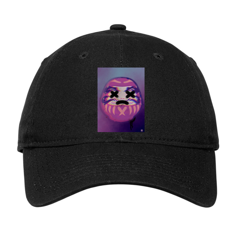 Daruma - Glitch Trip Adjustable Cap | Artistshot