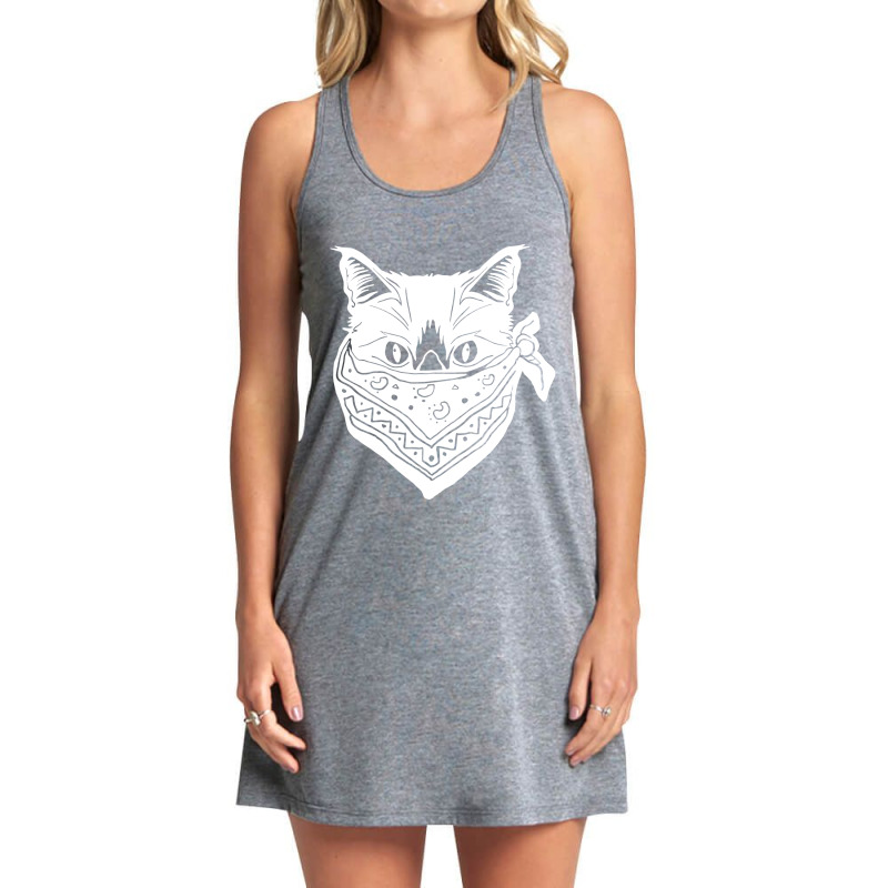 Quarantine Cat Tank Dress | Artistshot