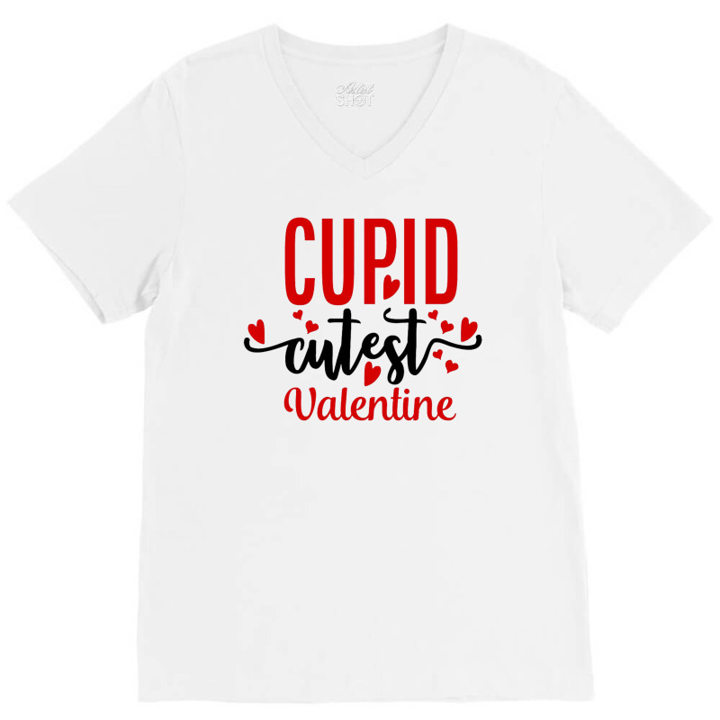 Cupid Is My Bestie V-neck Tee | Artistshot