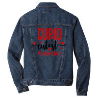 Cupid Is My Bestie Men Denim Jacket | Artistshot