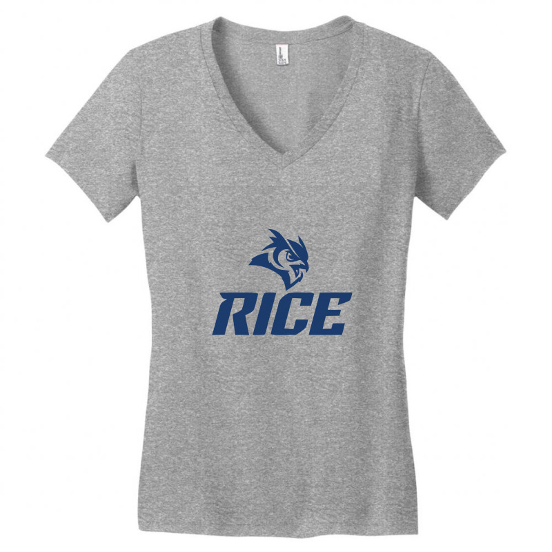 Rice Owls Women's V-Neck T-Shirt by pallamaart | Artistshot