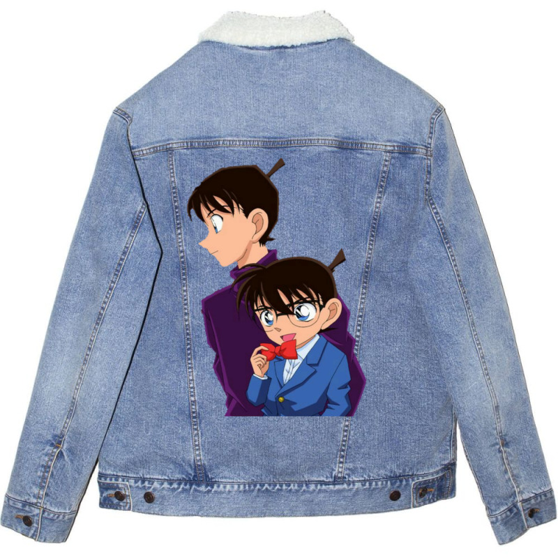 Detective Conan 2 Unisex Sherpa-Lined Denim Jacket by AllenSCrowley | Artistshot