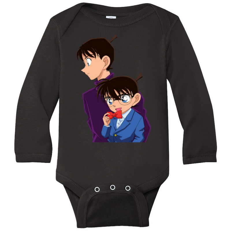 Detective Conan 2 Long Sleeve Baby Bodysuit by AllenSCrowley | Artistshot