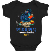 Tails And Tales Summer Reading 2021 Dragon Reader Baby Bodysuit | Artistshot