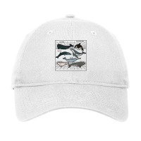 Types Of Whales Marine Mammal Sea Life Marine Biologist T Shirt Adjustable Cap | Artistshot