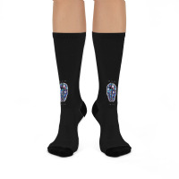 Skullhead Gothic Print 1 Crew Socks | Artistshot