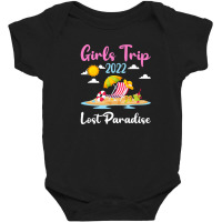 Summer Vacation Girls Trip 2022 Lost Paradise Beach Baby Bodysuit | Artistshot