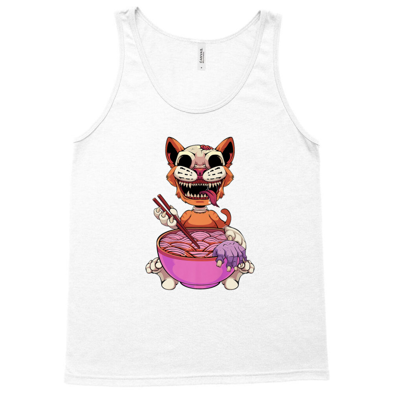 Kawaii Pastel Goth Cute Creepy Cat Aesthetic Vintage Ramen Tank Top | Artistshot