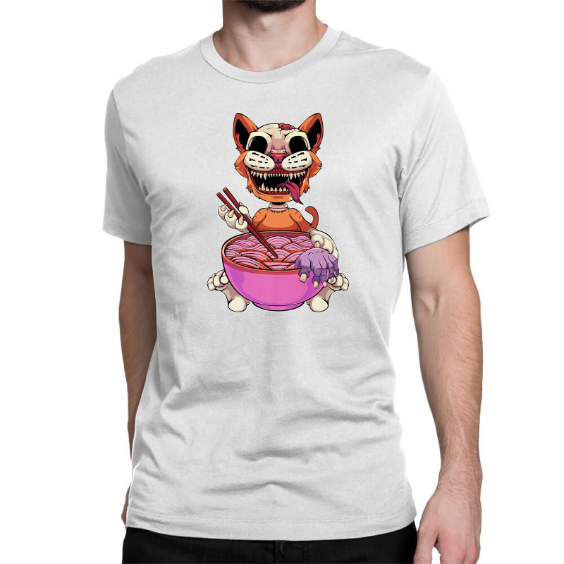 Kawaii Pastel Goth Cute Creepy Cat Aesthetic Vintage Ramen Classic T-shirt | Artistshot