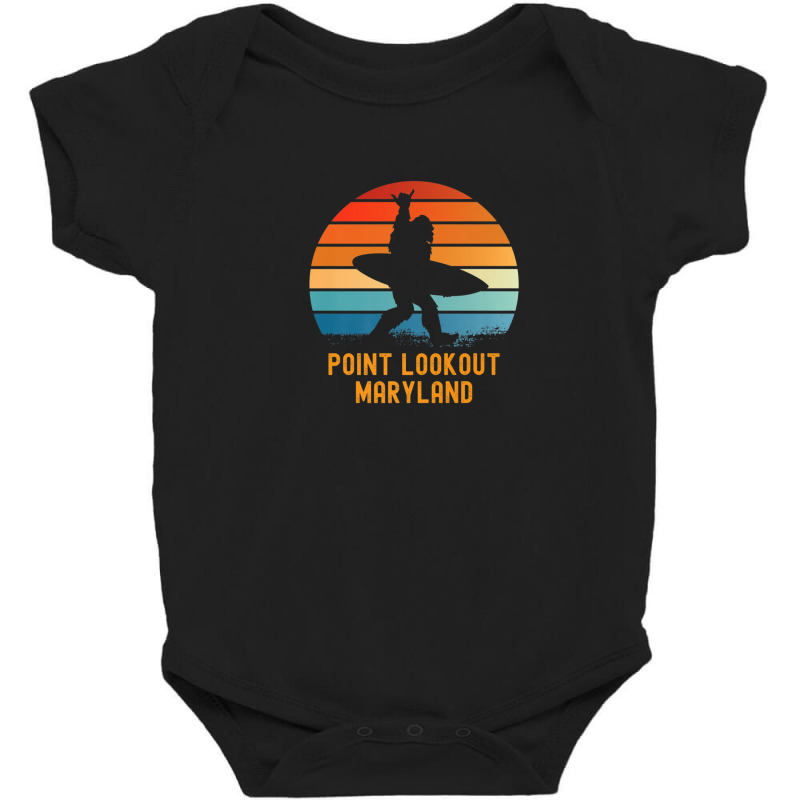 Point Lookout - Maryland Sasquatch Souvenir Baby Bodysuit by atoinenieck3 | Artistshot