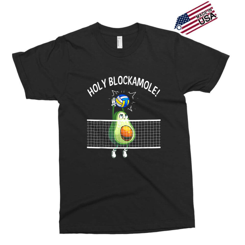 Holy Blockamole Volleyball Shirt Player Blocker Avocado Exclusive T-shirt by AmberAThompson | Artistshot