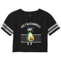 Holy Blockamole Volleyball Shirt Player Blocker Avocado Scorecard Crop Tee | Artistshot