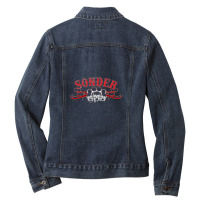 Sonder Distressed Ladies Denim Jacket | Artistshot