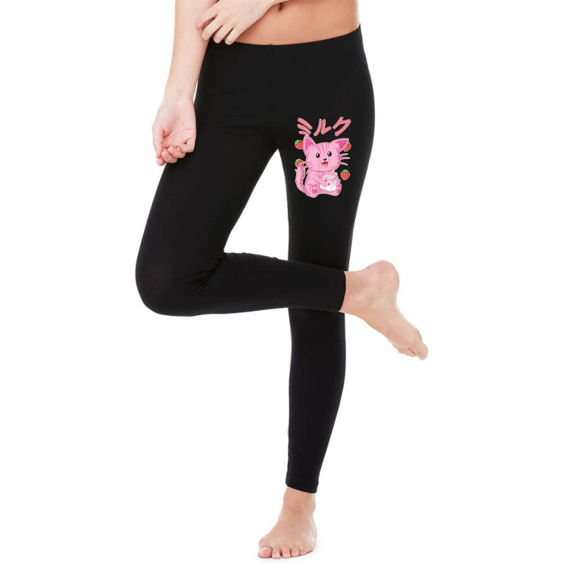 Japanese Anime Otaku Strawberry Milkshake Clothes Legging by JOSEPHDOMINICWILLIS | Artistshot