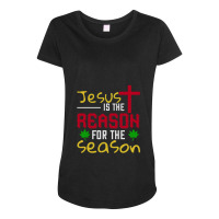 Jesus Is The Reason For The Season- Tshirt Maternity Scoop Neck T-shirt | Artistshot