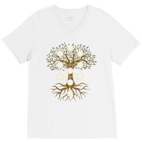 Kabbalah Tree Of Life Symbol Jewish Mysticism Ten Sefirot T Shirt V-neck Tee | Artistshot