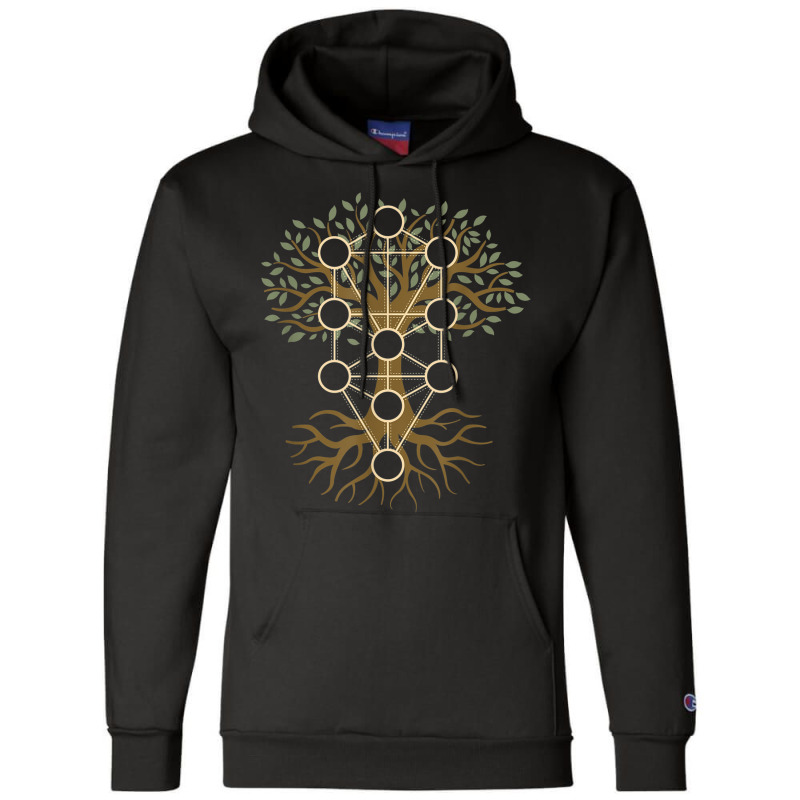 Kabbalah Tree Of Life Symbol Jewish Mysticism Ten Sefirot T Shirt Champion Hoodie | Artistshot