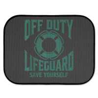 Off Duty Lifeguard Save Yourself, Lifeguard For Men & Women Tank Top Rear Car Mat | Artistshot