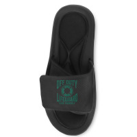 Off Duty Lifeguard Save Yourself, Lifeguard For Men & Women Tank Top Slide Sandal | Artistshot