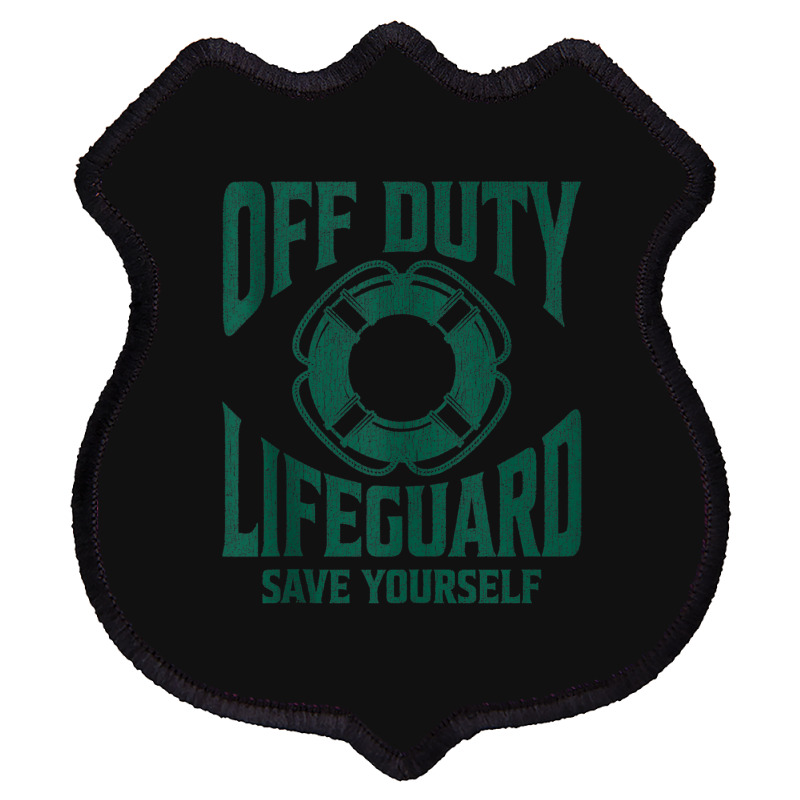 Off Duty Lifeguard Save Yourself, Lifeguard For Men & Women Tank Top Shield Patch | Artistshot