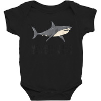 My Favorite Shark Is A Megalodon Shark Baby Bodysuit | Artistshot