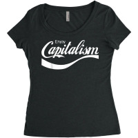 Enjoy Capitalism T Shirt Women's Triblend Scoop T-shirt | Artistshot