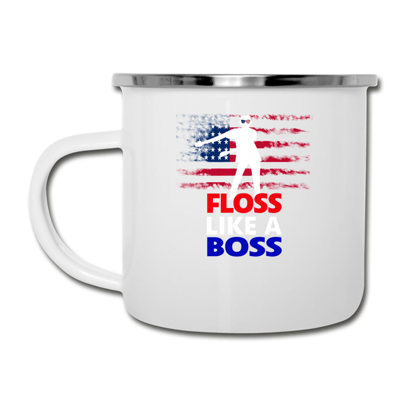 Floss Like A Boss American Flag 4th Of July Camper Cup | Artistshot