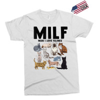 Milf Man I Love Felines Funny Cat Vintage T Shirt Exclusive T-shirt | Artistshot