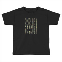 Feral Cat Whisperer Dad Camo Usa Flag Toddler T-shirt | Artistshot