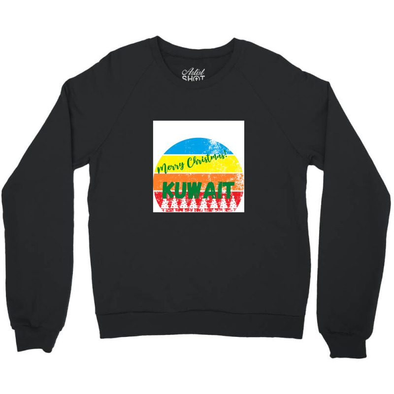 Merry Christmas Kuwait Crewneck Sweatshirt by CarmenMyrick | Artistshot