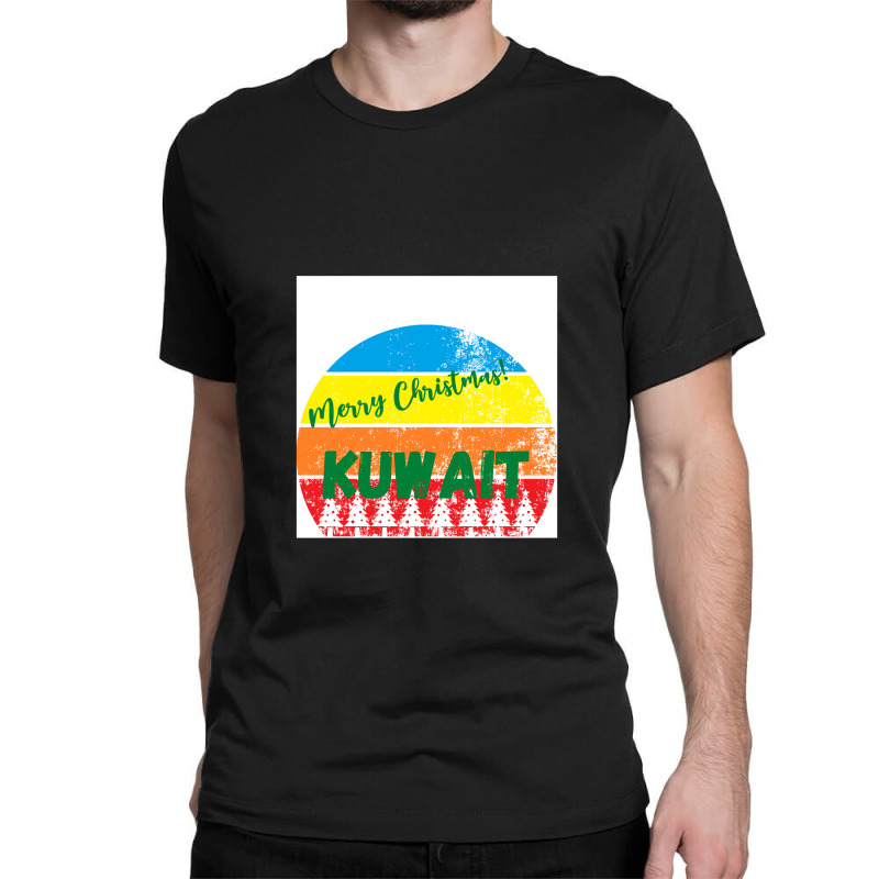 Merry Christmas Kuwait Classic T-shirt by AndreaSaizon | Artistshot