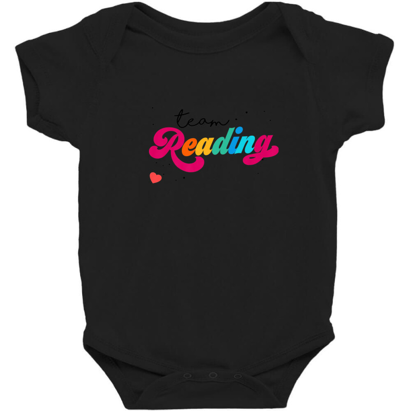 Team Reading Coach Teacher Interventionist Literacy Squad Baby Bodysuit by mufchedidp | Artistshot