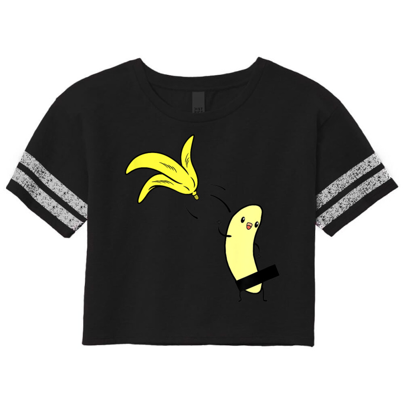 Cute Naked Undressing Banana Halloween Costume Gift Scorecard Crop Tee by MindyLeeLucas | Artistshot