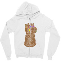 Infinity Gauntlet Zipper Hoodie | Artistshot